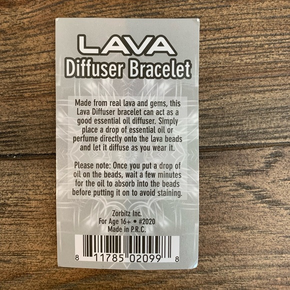 New Lava diffuser bracelets, lavender & silver, turquoise & black, pink & copper - Picture 5 of 5